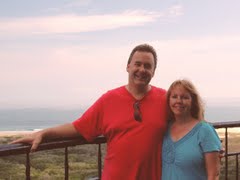 Krystal and Nathan on top of lighthouse
