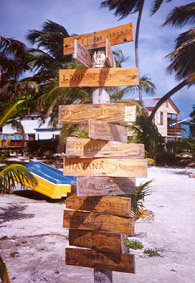 road sign
