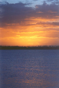 Caulker sunset