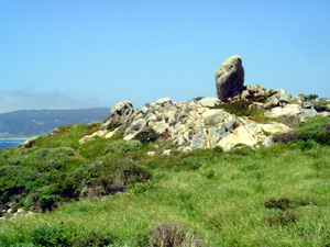 rock on the point