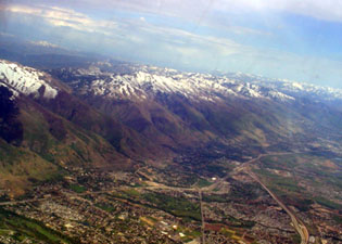rockies from air