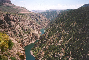 Cimmaron River in canyon