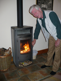 wood stove