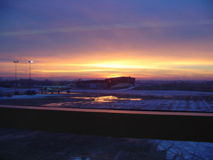 JFK sunset