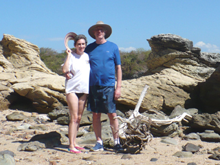 Us on Ixtapa Island